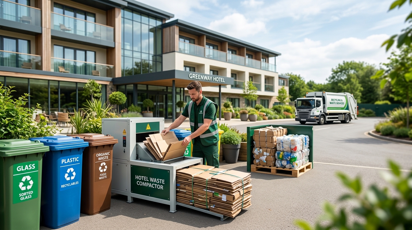 Hotel Waste Management: How Hotels Reduce Waste Volume, Noise, And Hauling Costs