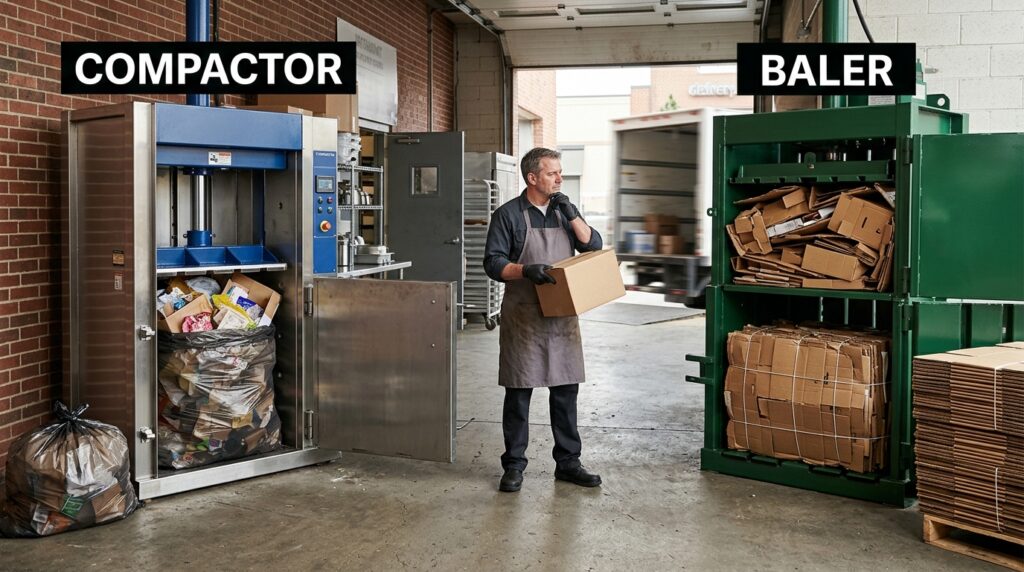 Blog, Restaurant Trash Compactor Vs Baler Which Equipment Does Your Kitchen Need